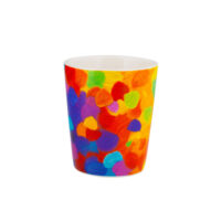 Tasse espresso  multicolore porcelaine de chine 5 x 0 x 6 cm-Porcelaine-Multicolore-Pylones