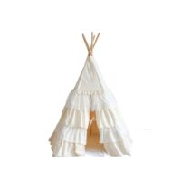 Tente tipi en coton blanc-Coton-Beige-Moi Mili