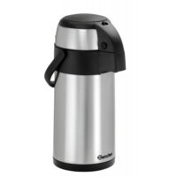 Thermos à pompe 3 l double paroi   bartscher--Gris-Bartscher