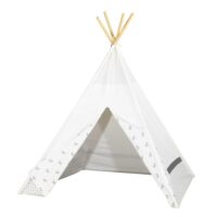 Tipi en toile en coton-Coton-Blanc-Sauthon