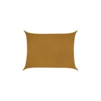 Toile d'ombrage rectangulaire 4 x 3 mètres ocre--Jaune-Ideprice