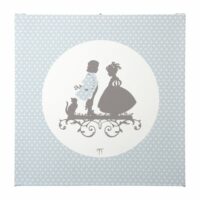 Toile sur châssis Petit Marquis 28x28cm--Bleu-Mathilde M