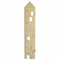 Toise en bois maison 94x17 cm-Bois-Beige-Egmont Toys