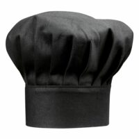 Toque  en coton noir 27 x 33 cm-Coton-Noir-Winkler