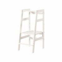 Tour d'apprentissage Montessori en bois blanc-Bois-Blanc-Mobili Rebecca