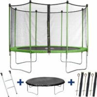 Trampoline en  vert Ø 365 m-Habitat & Jardin