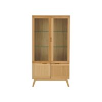 Vaisselier 4 portes effet bois l94-Bois-Marron-CAMIF
