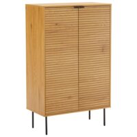 Vaisselier en bois 2 portes-Bois-Marron-Happy Garden
