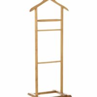 Valet de nuit classique en peuplier et bouleau--Marron-Wadiga