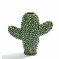 Vase cactus small porcelaine verte H20cm-Porcelaine-Vert-Serax