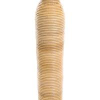 Vase décoratif en rotin naturel h55--Marron-Beliani