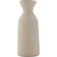 Vase en argile à silhouette élancée-Argile-Gris-Thai Natura