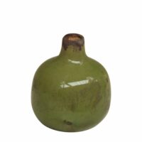 Vase en céramique vert h9-Céramique-Vert-Chehoma
