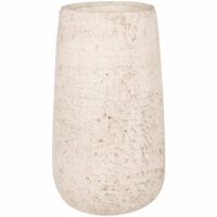Vase en terre cuite gris chiné H25-Maisons du Monde