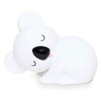 Veilleuse rechargeable souple koala blanc--Blanc-Kontiki