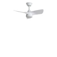 Ventilateur de plafond silencieux avec éclairage led intégré - blanc--Blanc-Drawer