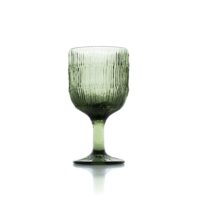 Verre à vin en verre vert 8
