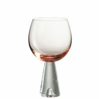 Verre à vin orange 10x10x17 cm-Verre-Orange-J-line