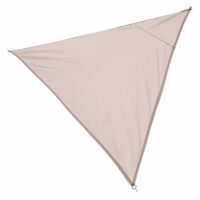 Voile d'ombrage beige 3