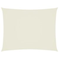 Voile de parasol tissu crème 3x4 m-Tissu-Beige-Maison Chic
