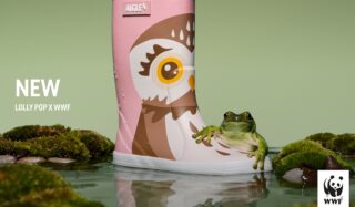 AIGLE × WWF: bottes Lolly Pop enfants en caoutchouc naturel. Imprimés écureuil, panda, chouette. Couleurs forêt et finitions pratiques.